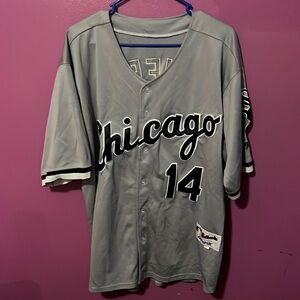 Paul Konerko Chicago White Sox Grey Mens Jersey Vintage Size 52